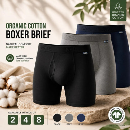 Comfort Fit Organic Cotton Boxer Brief
